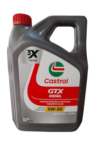 Castrol Gtx Diesel 5W-30 Motor Yağ 4 L Castrol Gtx Diesel 5W-30 Motor Yağ 4 L