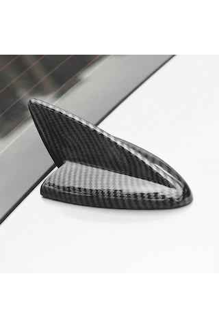 Karbon Fiber Desenli Oto Anten Süs Köpekbalığı Shark Araba Araç Dekoratif Süs Anteni Üniversal Ps-214
