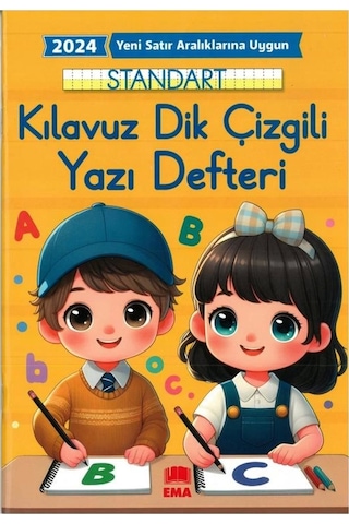 Ema Kitap Klavuz Dik Çizgili Güzel Yazı Defteri 17x24 2024