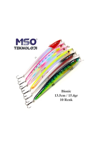 MSO Olta Balıkçılık Minnow 13.5CM 14.2Gr Rapala Yapay Yem