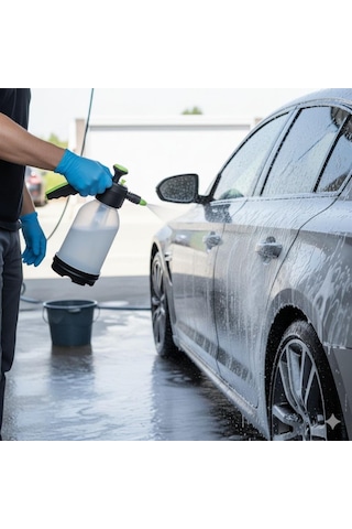 Ollevra 2 Başlıklı Oto Köpük Su Püskürtme Ve Bitki Bakım Sulama Aleti 2 Litre Oto Yıkama Spreyi