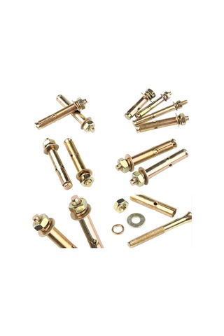 Somun Ve Cıvatalar, Genişleme Cıvataları Harici Altı Somun Genişleme Cıvatası Vidalı Kılıf Ankrajı, M880/10 Parça Renk: M1080/10 Adet