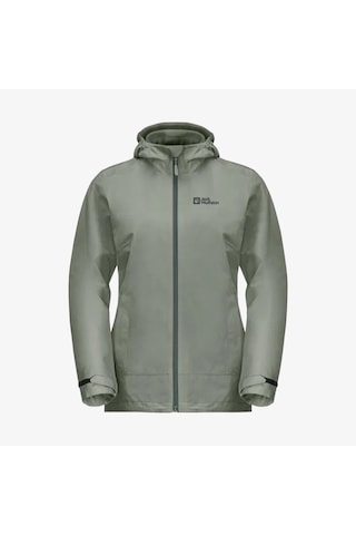 Jack Wolfskin Moonrise 3in1 Kadın Yeşil Outdoor Ceket 1115621-4137