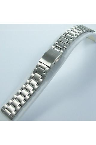 Çelik Saat Kordonu Yandan Kilitli Spor Metal Saat Kordonu 24Mm (529290194)