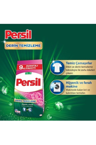 Persil Matik Toz Çamaşır Deterjanı Gülün Büyüsü 9 KG
