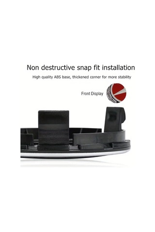 Elmpaly 4 Adet Siyah Kırmızı Mercedes C E S Gla Glc Glk Gl Cls Model 75 Mm Jant Kapakları Seti