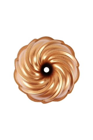 Serenk Fun Cooking Rüzgar Gülü Alüminyum Döküm Granit Kaplama Kek Kalıbı 24 Cm Sarı