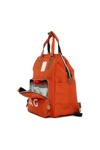Bagmori Baby Bag Baskılı Cepli Anne Bebek Bakım Sırt Çantası