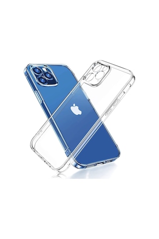 Apple Uyumlu iPhone 15 Pro Kılıf Şeffaf Kamera Korumalı Soket 3d