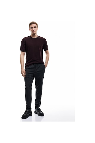 Koton Beli Bağcıklı Katlamalı Paça Cep Detaylı Slim Fit Pantolon Gri 6wam40038hw Gri