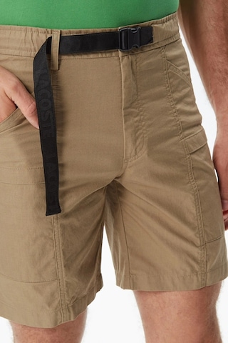 Lacoste Men's Regular Fit Cotton Bermuda Shorts Grey Erkek Pamuklu Bermuda Şort Haki Bej