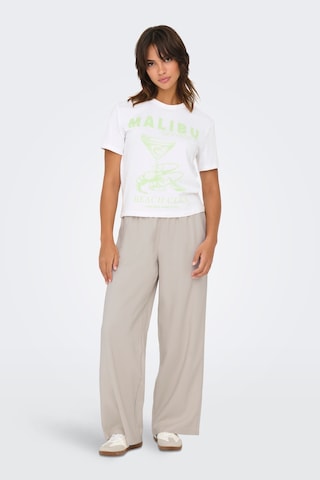 Only Onlaris Regular Fit Normal Bel Geniş Paça Pantolon Bayan Pantolon 15337956 Taş