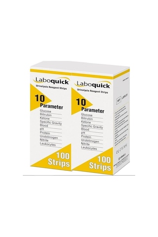 Medikaltec Laboquick Keton Çubuğu Idrar Stribi 100lü Kutu 10 Parametre 2 Kutu 200 Adet