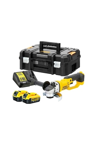 Dewalt DCG412M2-QW 18 V 4 Ah 125 MM Li-Ion Çift Akülü Avuç Taşlama