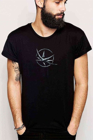The Witcher Baskılı Siyah Erkek Tshirt (528891760)