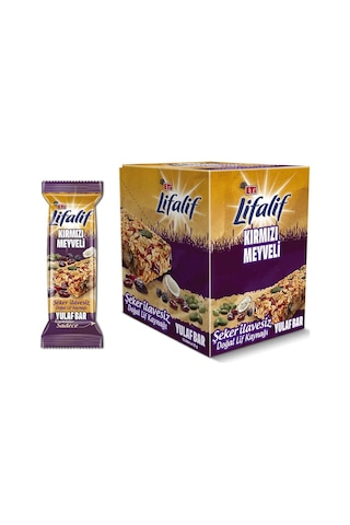 Eti Lifalif Kırmızı Meyveli Müsli Bar 16 x 35 G
