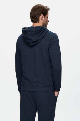 Ucla Nevada Lacivert Kapüşonlu Baskılı Standard Fit Erkek Sweatshirt Lacivert