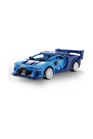 C51073w Cada Blue Race Car 325 Parça Block Oyuncak