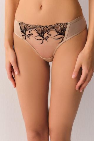 Suwen Tattoo Touch Dantelli Slip Külot St6009601010 Bej