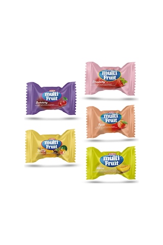Tayaş Multi Fruit Karışık Meyveli Sert Şeker 1 KG