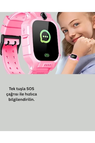 S10 Akıllı Çocuk Saati Anlık Konum Ve Sesli Mesaj Destekli -