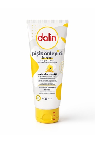 Dalin Pişik Önleyici Krem 100 Ml Çinko Oksit İçerikli, Hassas Ciltler İçin Koruyucu Bebek Pişik Kremi