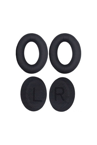 Reedark Bose Qc25 Qc15 Qc35 Uyumlu Yumuşak Nefes Alabilir Hafızalı Köpük Kulaklık Yastıkları Siyah