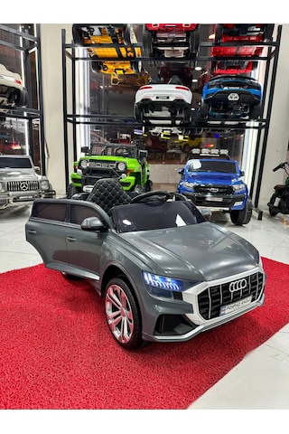 Audi 445 Akülü Araba 0-5 Yaş Gri