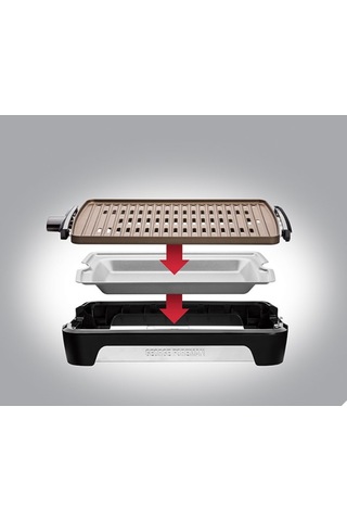 George Foreman 25850-56 Smokeless BBQ 1630 W Izgara