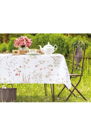 Madame Coco Gemma Pvc Masa Örtüsü Mpv-42140 X 140 Cm-yeşil