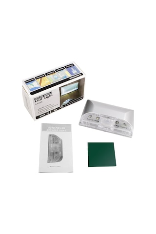 Powermaster Pm-37708 Hareket Sensörlü 4 Led'li Pratik Aydınlatma Pilli Lamba Beyaz