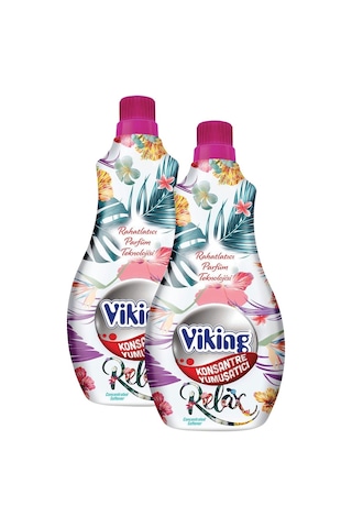 Viking Konsantre Çamaşır Yumuşatıcısı Relax 2 x 1440 ML