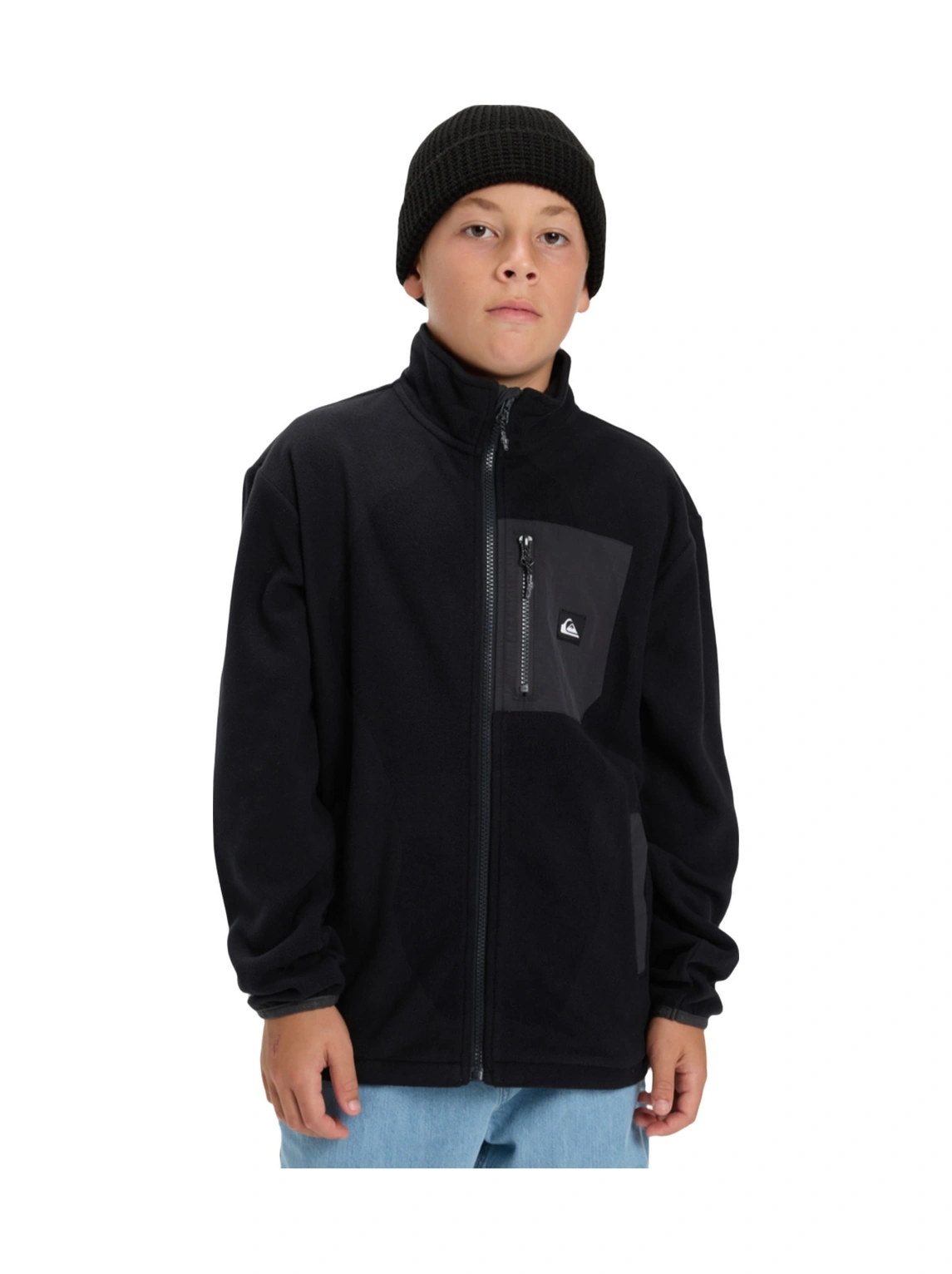 Quıksılver Quiksilver Ice Fields Fz Erkek Çocuk Siyah Polar Ceket 11793 Siyah