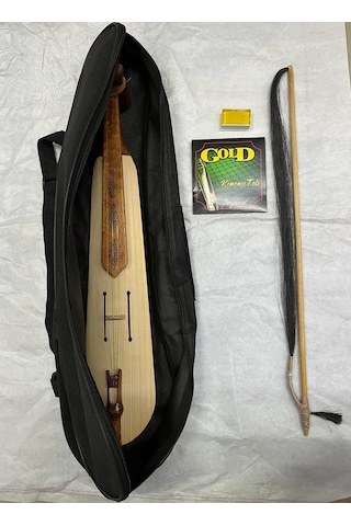 Maun Ağacı Kemençe Atkılı Yay+ 1 Takım Kemençe Teli + Reçine + Kılıf Dahildir