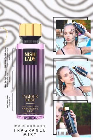 Nishlady L'amour Rose Body Mist Vegan Vücut Spreyi 260 ML