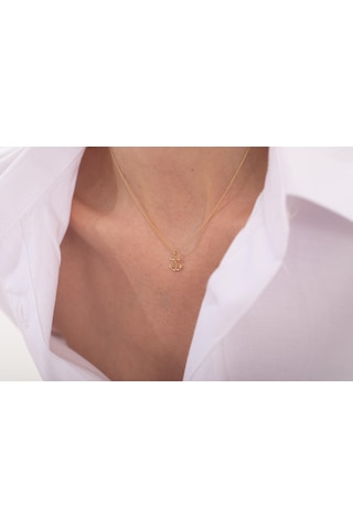 Reis T13368 Çapa Kolye Altın