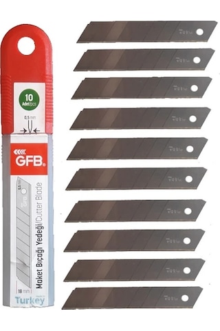 Gfb Maket Bıçağı Yedek Uç 10 Adet