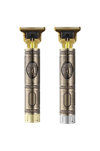 Dianziye Altın T9 Tıraş Makinesi, Titanyum Uç, 0mm Ultra-kısa, Usb Şarjlı, 3 Saat Çalışma Süresi, Profesyonel Ve Ev Kullanıma Uygun Altın