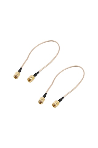 2x 12 İnç Rp-sma Dişi - Rp-sma Dişi Fişli Pigtail Kablo Rg316