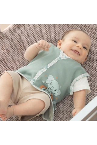 Gezenbebe Hero Bebek Yeleği Mavi