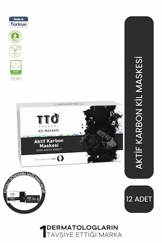 Tto Thermal Aktif Karbon Maskesi Siyah Nokta Karşıtı