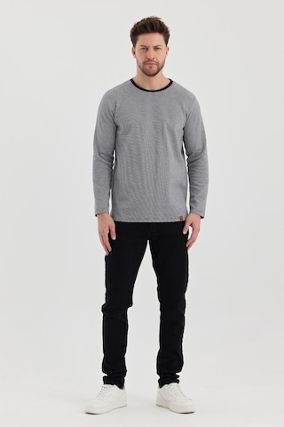 Alexander Gardi Alexandergardı Desenlı Yırtmaçlı Regular Fit Sweatshırt E22-751 00 001