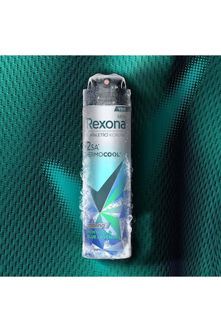 Rexona Men Thermocool Erkek Sprey Deodorant Menthol & Blue Lavender 150 Ml X2
