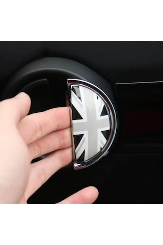 F54 F55 F60 Mini Cooper İç Kapı Kolu Sticker Kaplama Gray Jk