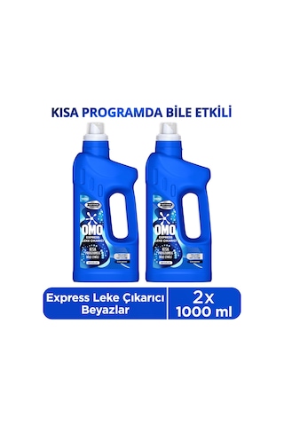 Omo Express Leke Çıkarıcı Beyazlar 1000 Ml X2 Diğer
