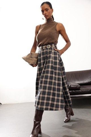 Antrasit Pileli Kate Etek 4977 Antrasit