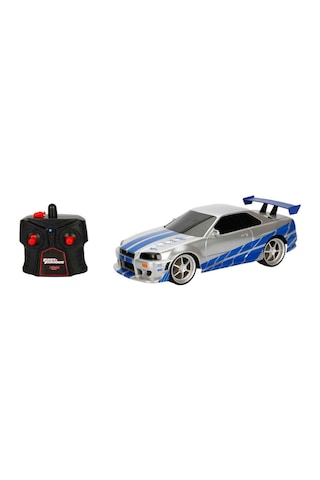 Fast & Furious Uzaktan Kumandalı Nissan Skyline 1:16 Ölçek 29 Cm Usb Şarjlı Kumandalı Araba Çok Renkli