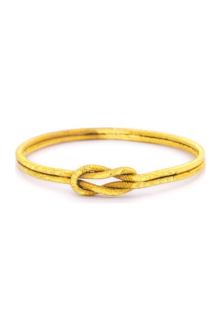 Altın Kaplama İmitasyon Aşk Düğümü Ajda Model Bilezik Blz-3120 Altın