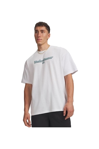 Under Armour Hwt Erkek Tişört Beyaz
