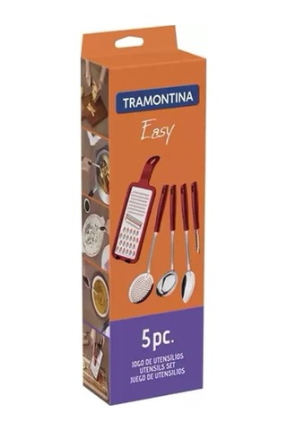 Tramontina 25299-713 5 Parça Mutfak Seti, Kırmızı Genel